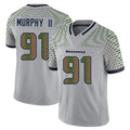 Cooneas S.Seahawks #91 Byron Murphy II Player Grey Limited 2025 Rivalries Collection Home Game Stitched Jerseys
