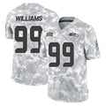 Cooneas S.Seahawks #99 Leonard Williams Player Arctic Camo Limited Salute To Service Home Game Stitched Jerseys