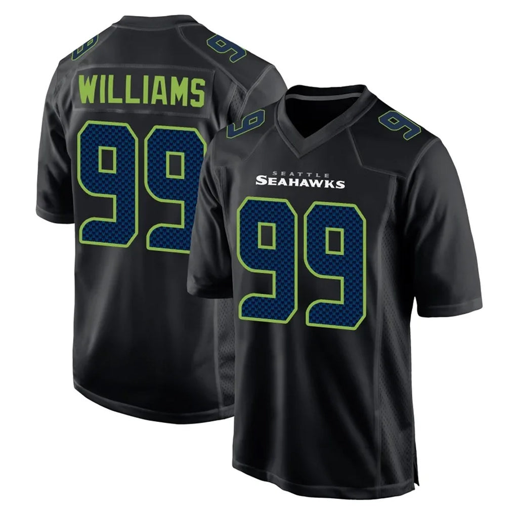 Cooneas S.Seahawks #99 Leonard Williams Player Black Limited Fashion Home Game Stitched Jerseys