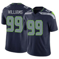 Cooneas S.Seahawks #99 Leonard Williams Player Navy Limited Vapor F.U.S.E. Home Game Stitched Jerseys