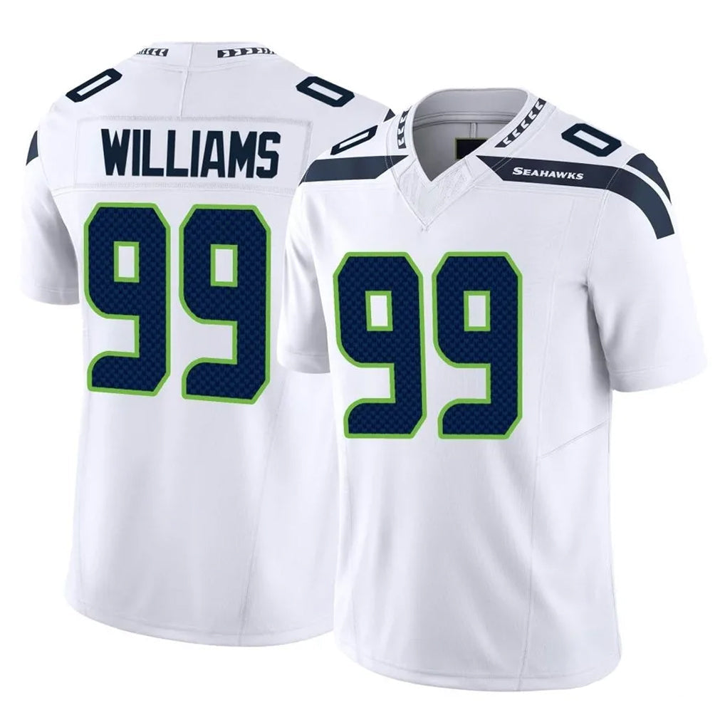 Cooneas S.Seahawks #99 Leonard Williams Player White Limited Vapor F.U.S.E. Home Game Stitched Jerseys
