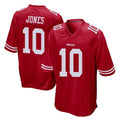 Cooneas SF.49ers #10 Mac Jones Player Red Home Game Stitched Jerseys