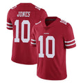Cooneas SF.49ers #10 Mac Jones Player Red Limited Vapor Untouchable Home Game Stitched Jerseys