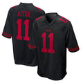 Cooneas SF.49ers #11 Brandon Aiyuk Player Black Stitched Jerseys