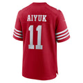 Cooneas SF.49ers #11 Brandon Aiyuk Scarlet Game Player Stitched Jerseys