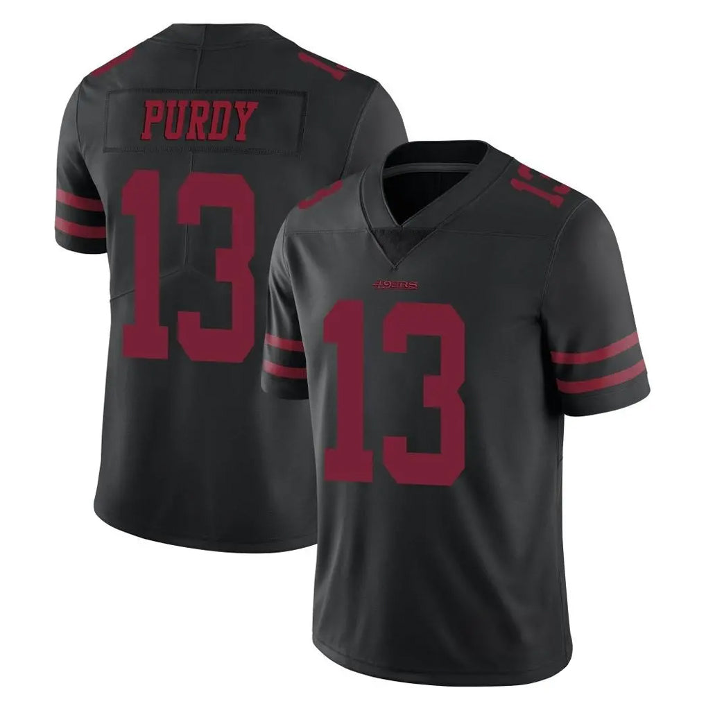 Cooneas SF.49ers #13 Brock Purdy Player Black Alternate Limited Vapor Untouchable Home Game Stitched Jerseys