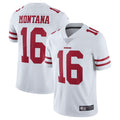 Cooneas SF.49ers #16 Joe Montana Player Vapor Untouchable Limited Throwback White Stitched Jerseys