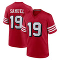 Cooneas SF.49ers #19 Deebo Samuel Sr. Player Red Limited Alternate Home Game Stitched Jerseys