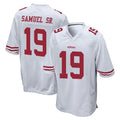 Cooneas SF.49ers #19 Deebo Samuel Sr. Player White Home Game Stitched Jerseys