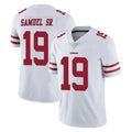 Cooneas SF.49ers #19 Deebo Samuel Sr. Player White Limited Vapor Untouchable Home Game Stitched Jerseys