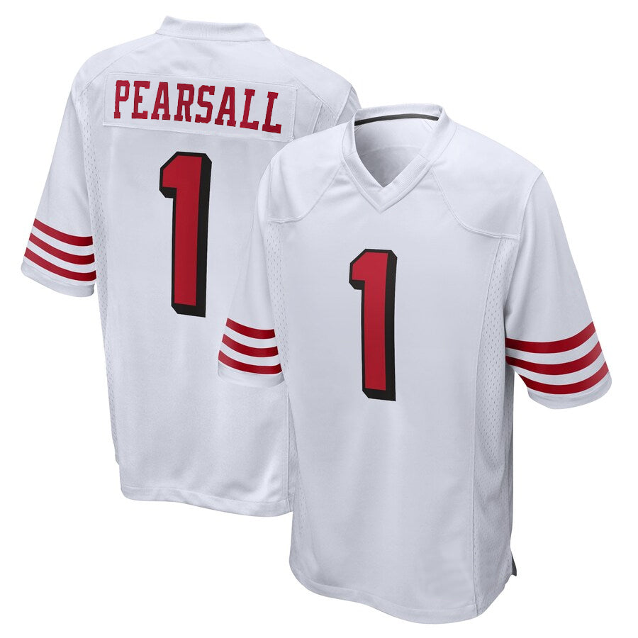 Cooneas SF.49ers #1 Ricky Pearsall Player White Game Stitched Jerseys