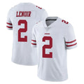 Cooneas SF.49ers #2 Deommodore Lenoir Player White Limited Vapor Untouchable Home Game Stitched Jerseys