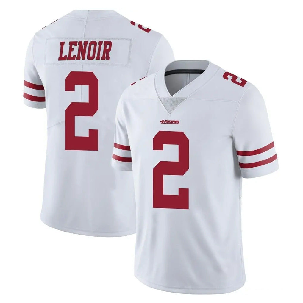 Cooneas SF.49ers #2 Deommodore Lenoir Player White Limited Vapor Untouchable Home Game Stitched Jerseys