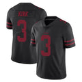 Cooneas SF.49ers #3 Christian Kirk Player Black Alternate Limited Vapor Untouchable Home Game Stitched Jerseys