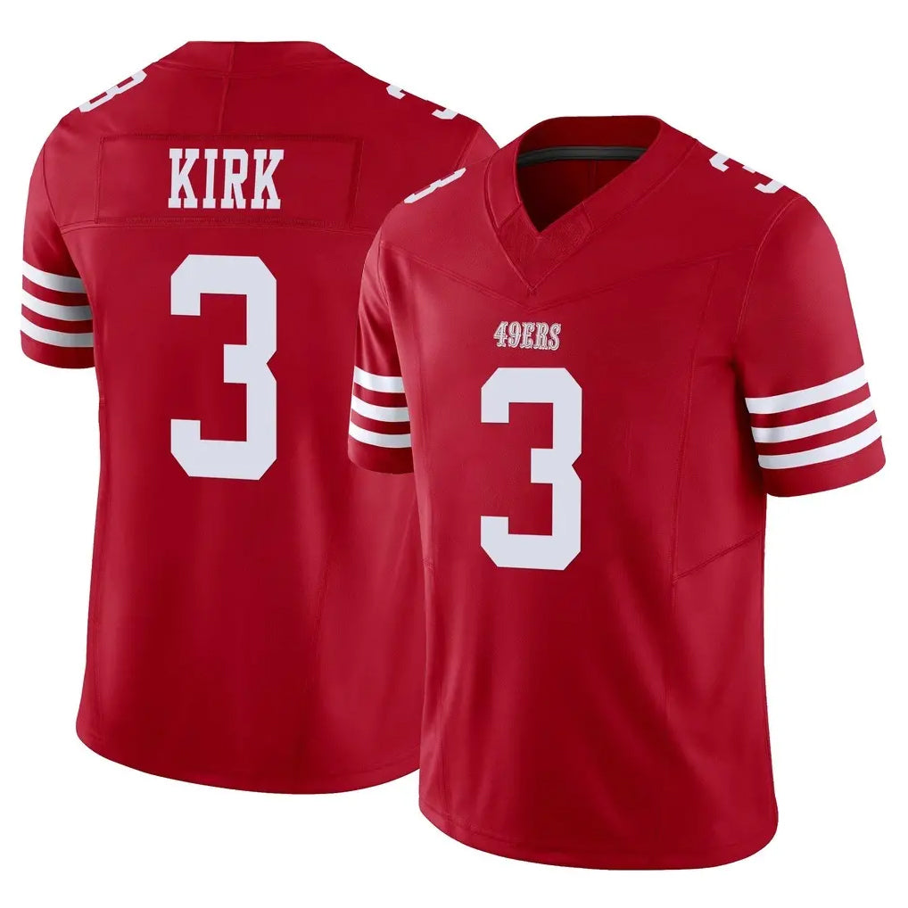 Cooneas SF.49ers #3 Christian Kirk Player Red Limited Vapor F.U.S.E. Home Game Stitched Jerseys