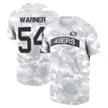 Cooneas SF.49ers #54 Fred Warner Player Salute to Service Hoodies & T-Shirts Stitched Jerseys