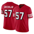 Cooneas SF.49ers #57 Dre Greenlaw Player Red Limited Alternate Vapor F.U.S.E. Home Game Stitched Jerseys