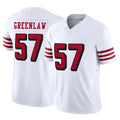 Cooneas SF.49ers #57 Dre Greenlaw Player White Limited Alternate Vapor F.U.S.E. Home Game Stitched Jerseys