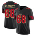 Cooneas SF.49ers #68 Colton McKivitz Player Black Limited Rivalries Collection Home Game Stitched Jerseys