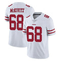 Cooneas SF.49ers #68 Colton McKivitz Player White Limited Vapor Untouchable Home Game Stitched Jerseys