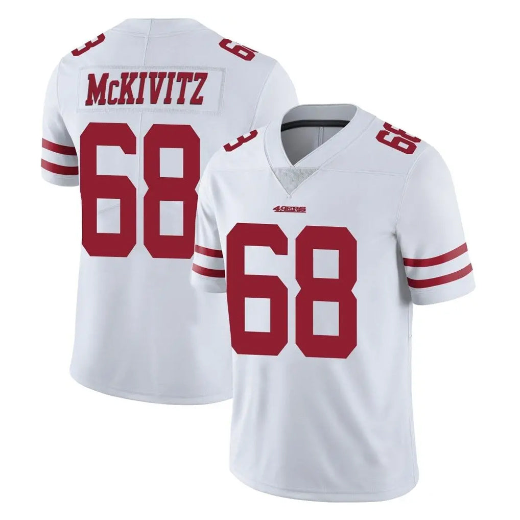 Cooneas SF.49ers #68 Colton McKivitz Player White Limited Vapor Untouchable Home Game Stitched Jerseys