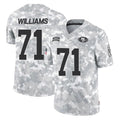 Cooneas SF.49ers #71 Trent Williams Player Arctic Camo Limited Salute To Service Home Game Stitched Jerseys