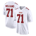 Cooneas SF.49ers #71 Trent Williams Player White Fashion Home Game Stitched Jerseys
