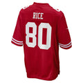 Cooneas SF.49ers #80 Jerry Rice Player Scarlet Game Stitched Jerseys