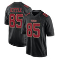 Cooneas SF.49ers #85 George Kittle Player Black Fashion Home Game Stitched Jerseys