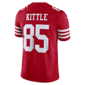 Cooneas SF.49ers #85 George Kittle Scarlet Team Vapor F.U.S.E. Stitched Limited Jerseys