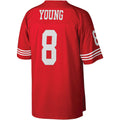 Cooneas SF.49ers #8 Steve Young Mitchell & Ness Scarlet Legacy Replica Stitched Jerseys