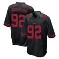 Cooneas SF.49ers #92 Osa Odighizuwa Player Black Alternate Home Game Stitched Jerseys