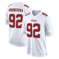 Cooneas SF.49ers #92 Osa Odighizuwa Player White Fashion Home Game Stitched Jerseys