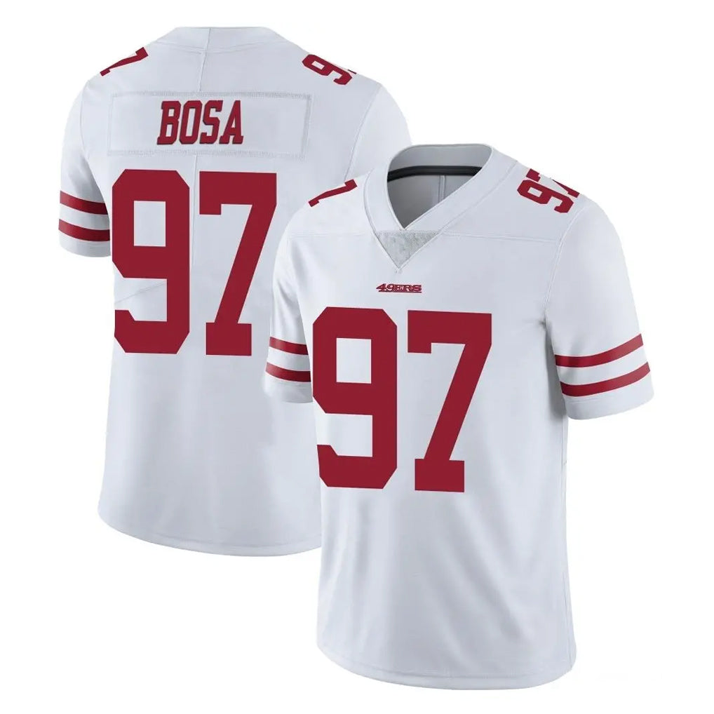 Cooneas SF.49ers #97 Nick Bosa Player White Limited Vapor Untouchable Home Game Stitched Jerseys