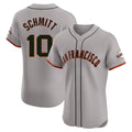 Cooneas SF.Giants #10 Casey Schmitt Player Gray Home Limited Elite Stitched Jerseys