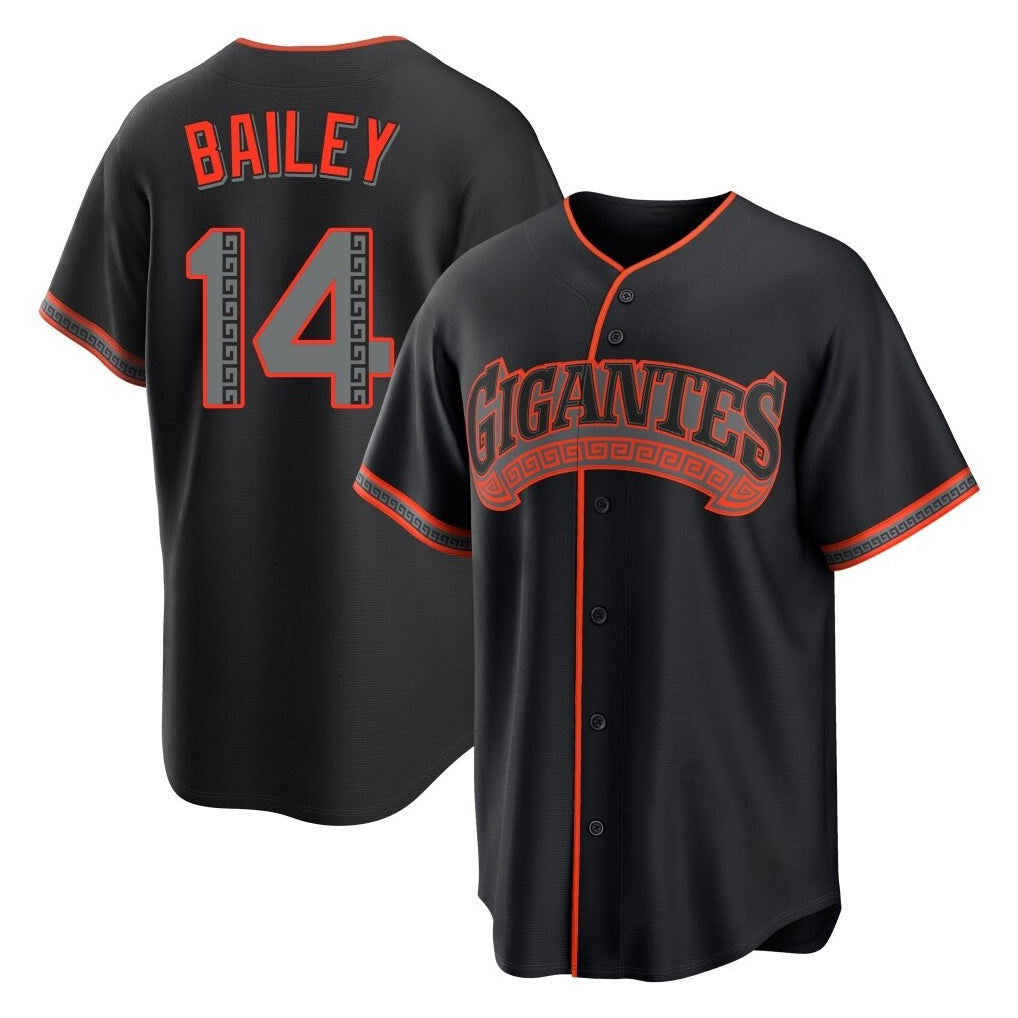Cooneas SF.Giants #14 Patrick Bailey Player Black Alternate Limited Stitched Jerseys