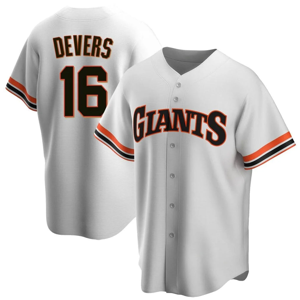 Cooneas SF.Giants #16 Rafael Devers Player White Throwback Cooperstown Collection Home Game Stitched Jerseys