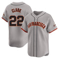 Cooneas SF.Giants #22 Will Clark Player Gray Home Limited Stitched Jerseys