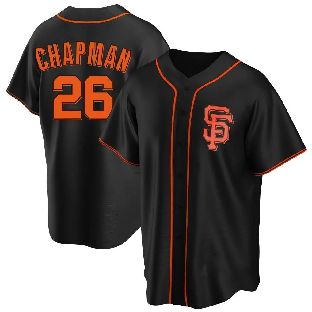 Cooneas SF.Giants #26 Matt Chapman Player Black 2026 Home Game Stitched Jerseys