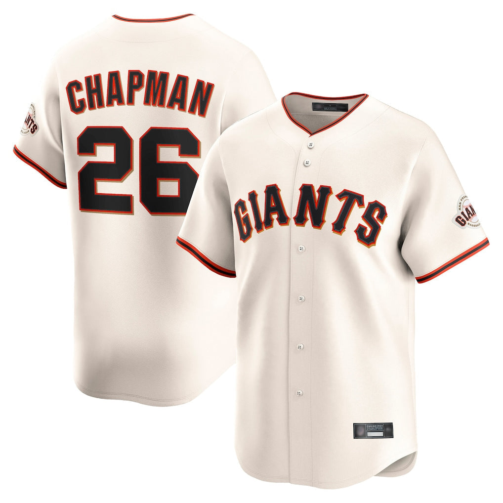 Cooneas SF.Giants #26 Matt Chapman Player Cream Home Limited Stitched Jerseys