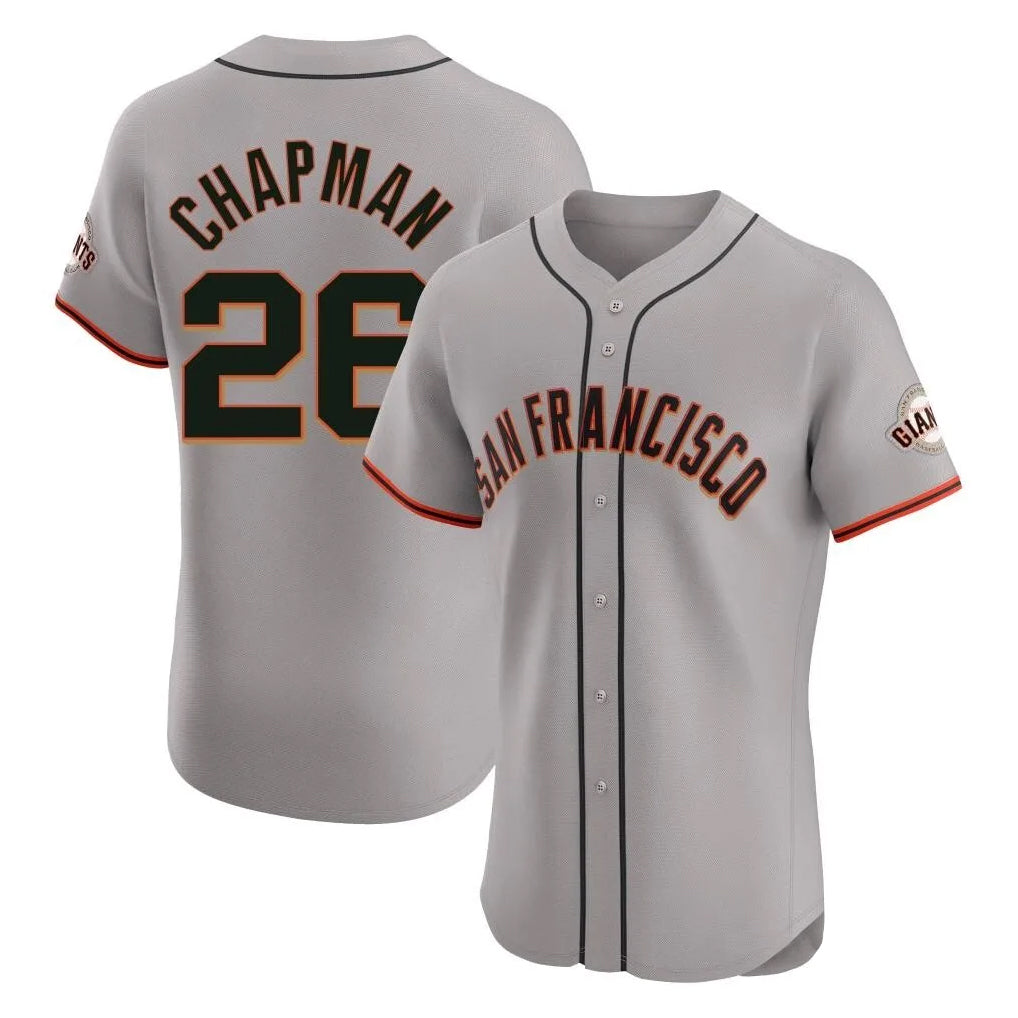 Cooneas SF.Giants #26 Matt Chapman Player Gray Home Limited Elite Stitched Jerseys