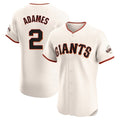 Cooneas SF.Giants #2 Willy Adames Player Cream Home Limited Elite Stitched Jerseys
