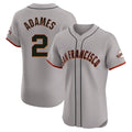 Cooneas SF.Giants #2 Willy Adames Player Gray Home Limited Elite Stitched Jerseys