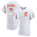 Cooneas SF.Giants #2 Willy Adames Player White City Connect Home Limited Elite Stitched Jerseys
