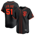 Cooneas SF.Giants #51 Jung Hoo Lee Player Black 2026 Home Limited Stitched Jerseys