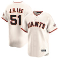 Cooneas SF.Giants #51 Jung Hoo Lee Player Cream Home Limited Stitched Jerseys