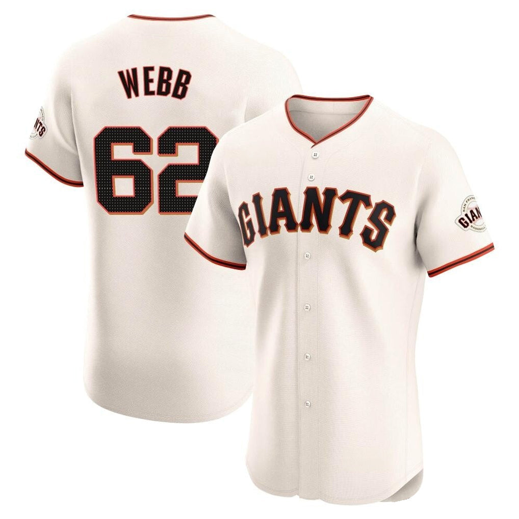 Cooneas SF.Giants #62 Logan Webb Player Cream Home Limited Elite Stitched Jerseys