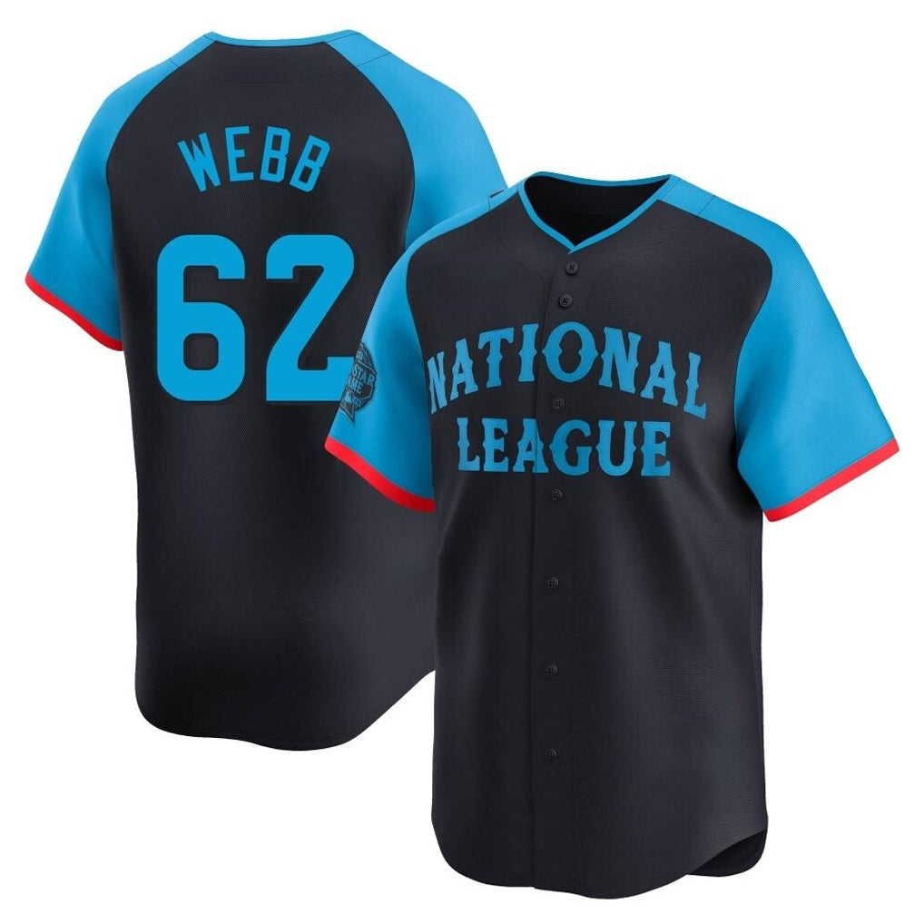 Cooneas SF.Giants #62 Logan Webb Player Navy National League All-Star Home Limited Stitched Jerseys