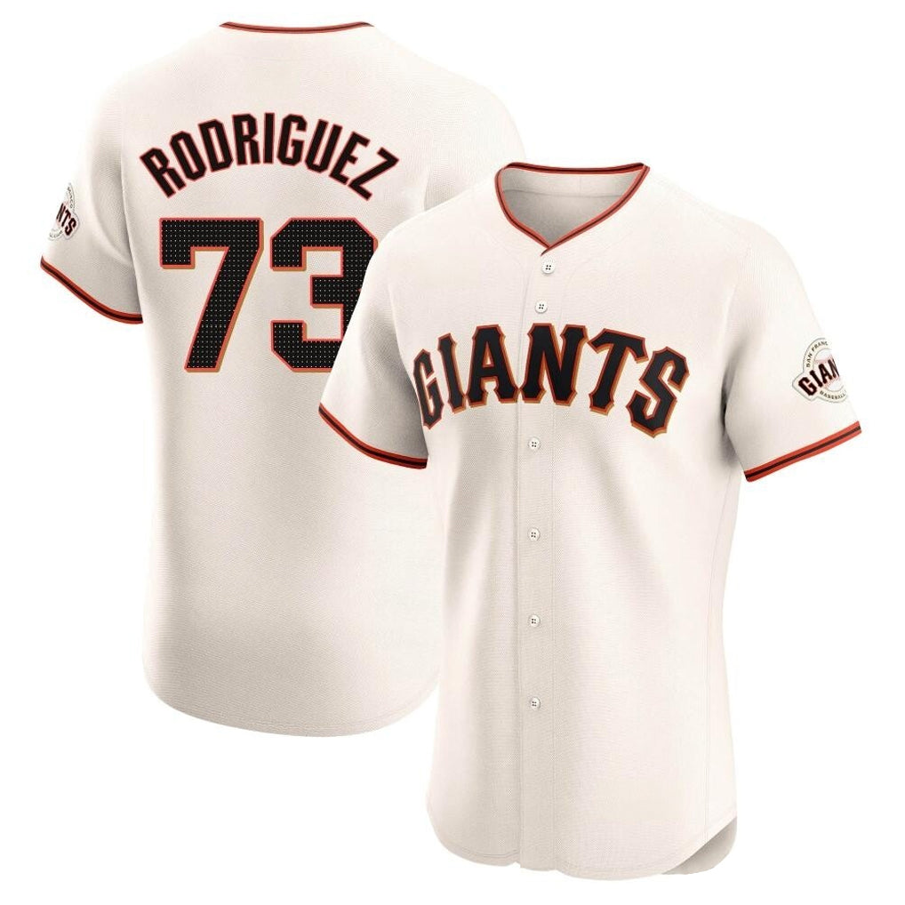 Cooneas SF.Giants #73 Randy Rodriguez Player Cream Home Limited Elite Stitched Jerseys