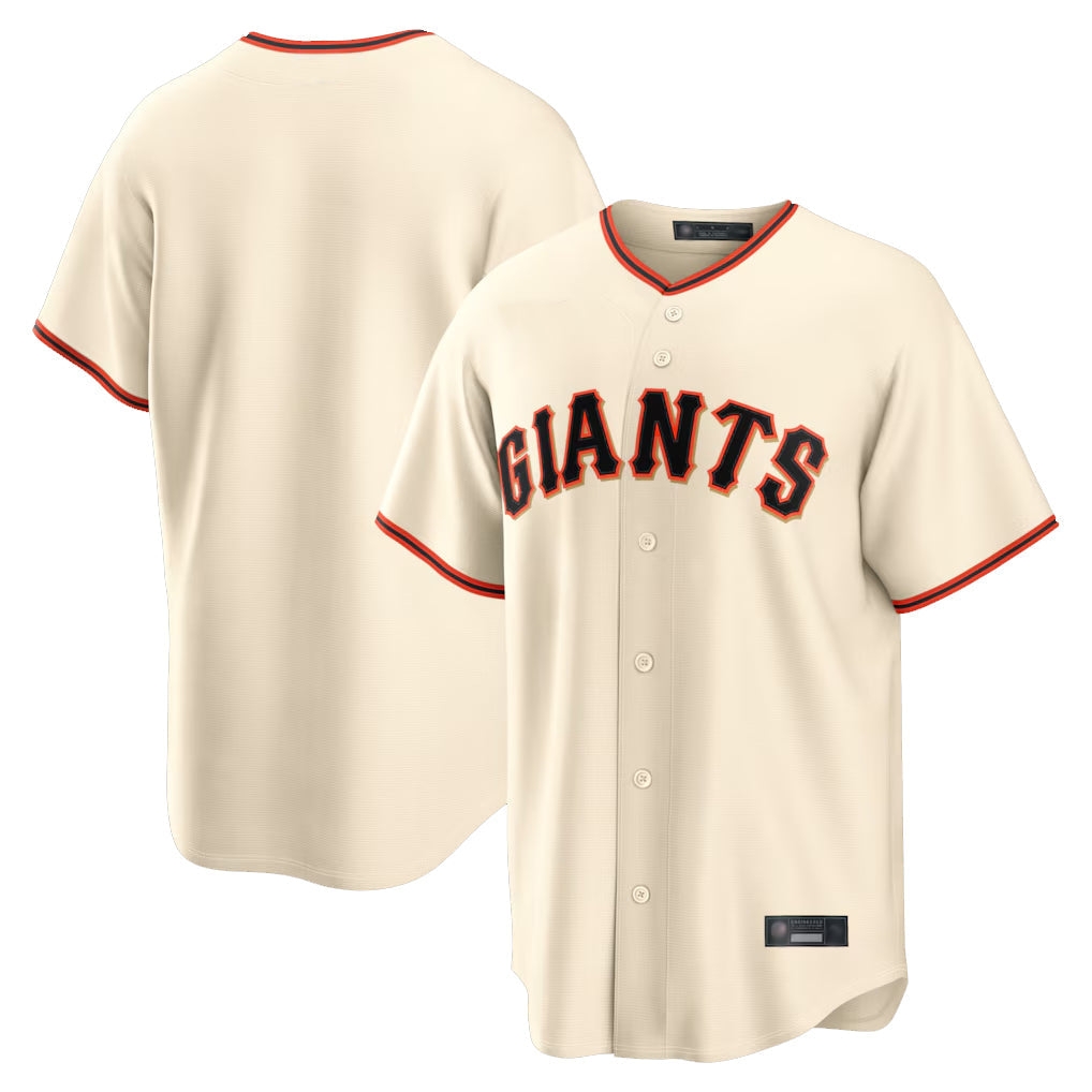 Cooneas SF.Giants ## Giants Blank Player Cream Home Game Stitched Jerseys